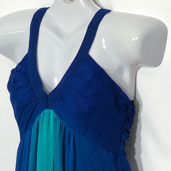 H&M sheer full skirt maxi length halter dress - Picture 6 of 13